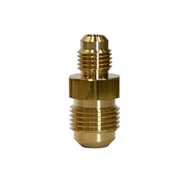 Atc ATC 3/8 in. Flare X 1/4 in. D Flare Yellow Brass Reducing Union 6JC120110701098 - main